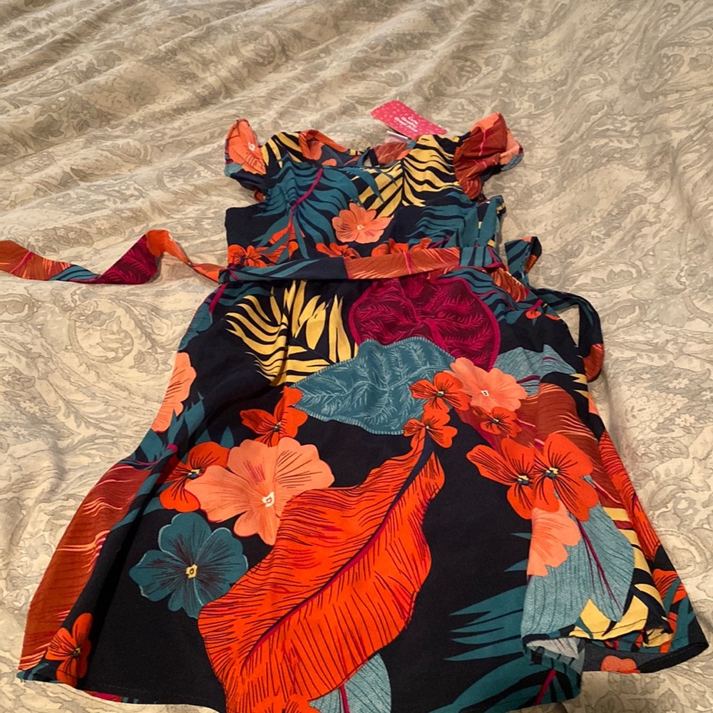 Floral girls dress 6